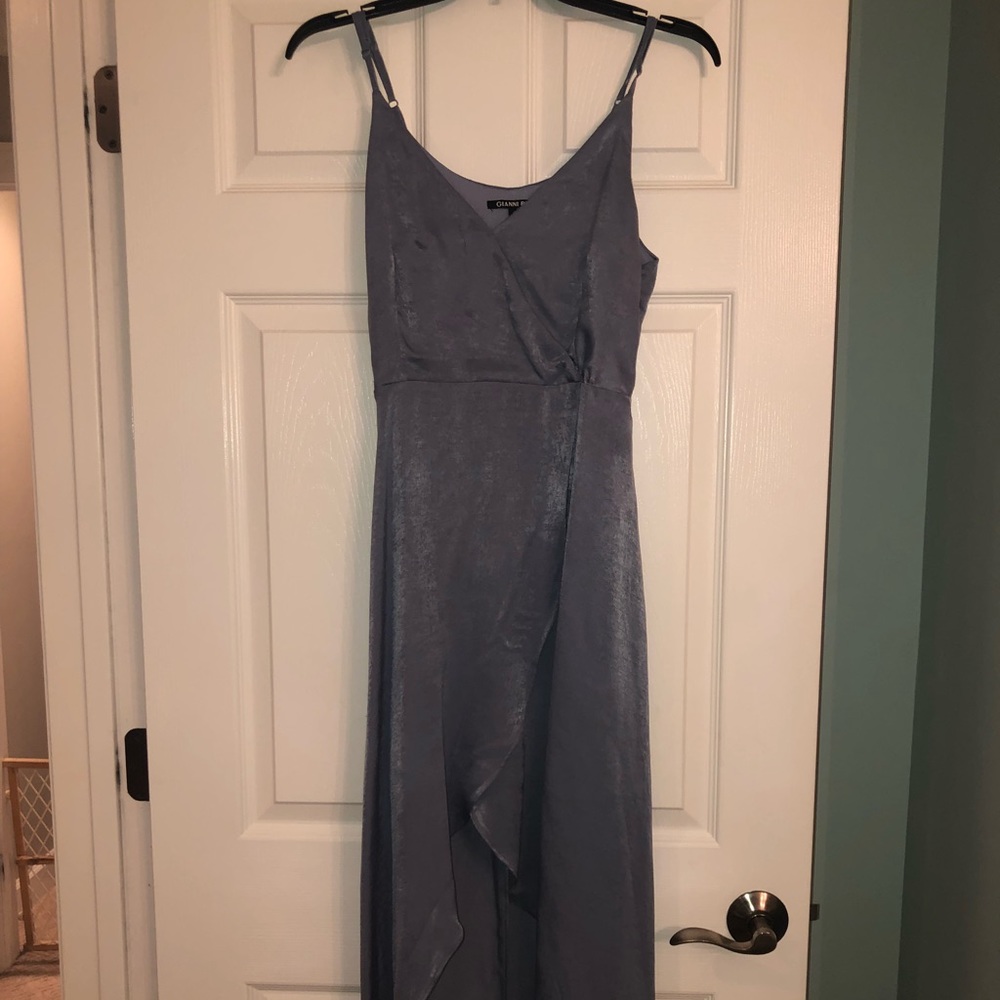 Gianni Bini Maxi Dress | shimmery blue color | M
